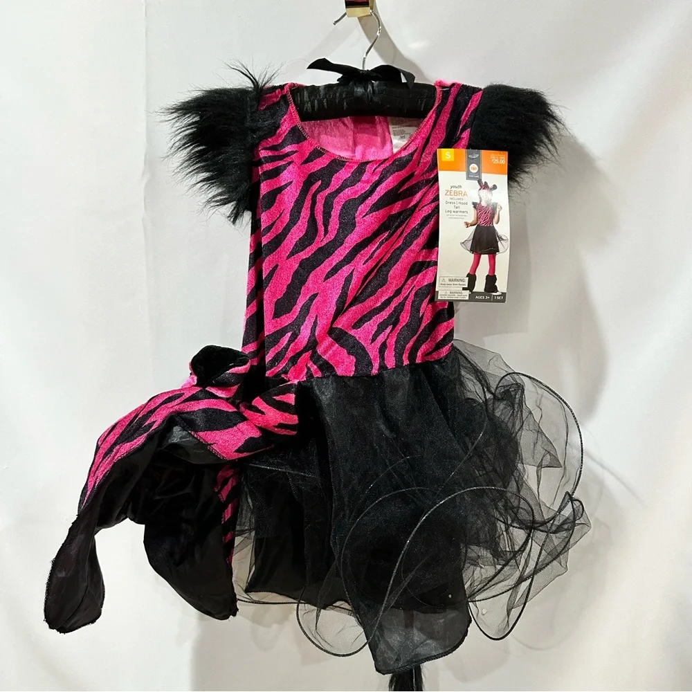 Girl’s Pink Zebra Costume